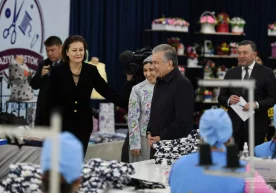 Давлат раҳбари матбуот хизмати хабарига кўра, бу ерда 9