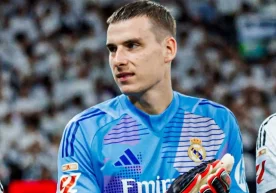Real Madrid goalkeeper Andriy Lunin is on the radar of