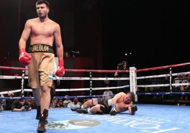 Bahodir Jalolov navbatdagi raqibini nokautga uchratdi фото
