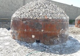 Шароф Рашидов туманида фаолият олиб борувчи оҳак ишлаб