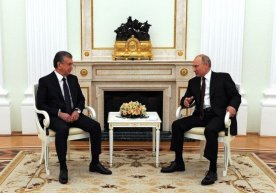 Ўзбекистон президенти Шавкат Мирзиёев Кремлда Россия