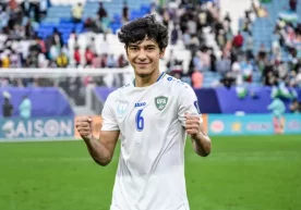 Ўзбекистон терма жамоасининг иқтидорли ярим ҳимоячиси ФИФА