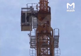 Moskvada 32-qavat balandligida ishlayotgan kranchi jaziramada vafot etdi фото