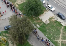 Россиянинг Волгоград шаҳри туманларидан бирида акция