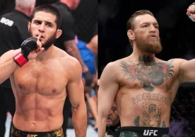 UFC президенти Дана Уайт Ислом Махачев ва Конор Макгрегор