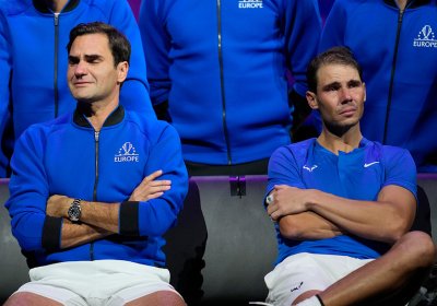 Federer va Nadal o‘zlarini yig‘idan tiya olishmadi (foto) фото
