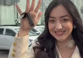Actress Sabina Sodiqova shared the happy news with her