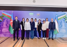 The Uzbekistan women's chess national team is heading