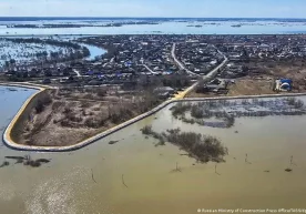 Фото: ТАСС Ишим дарёсида сув сатҳи кўтарилишда давом
