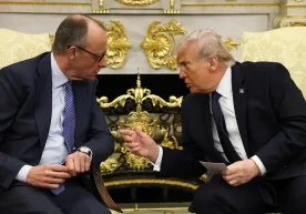 АҚШ президенти Доналд Трамп Германия канцлери Фридрих