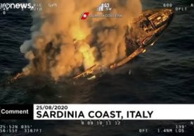 Italiyada bortida qozog‘istonlik sayyohlar bo‘lgan yaxta yonib ketdi va suvga g‘arq bo‘ldi (video) фото