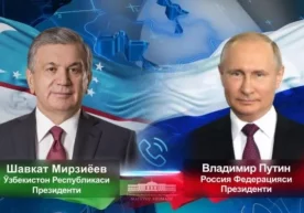 O‘zbekiston prezidenti Shavkat Mirziyoyev Rossiya