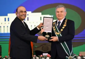 Исломободда Ўзбекистон президенти Шавкат Мирзиёев ва