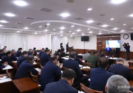 Фото: Президент матбуот хизмати Президент раислигида бўлиб