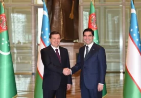 Туркманистон президенти Гурбангули Бердимуҳаммедов Шавкат