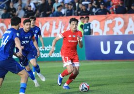Суперлиганың 7-туры аясында өткен «Андижан» — ОКМК