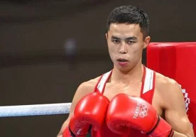 Фото: “Sports” Қозоғистонлик боксчи Сакен Бибоссинов Париж