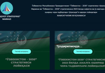 «Ўзбекистон – 2030» стратегияси жамоатчилик муҳокамаси учун эълон қилинди фото
