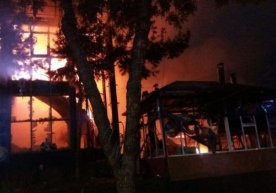 Toshkent shahridagi «Ming Chinor» kafesi yonib ketdi (video) фото