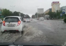 Foto: Facebook / “Voditeli Tashkenta” Kuchli yomgʻir sabab