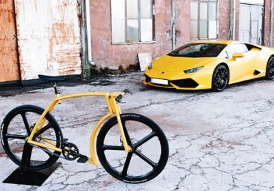 Эстонияликлар Lamborghini усулида велосипед яратишди фото