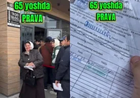 Ўзбекистонда 65 ёшли пенсионер аёл ижтимоий тармоқларда