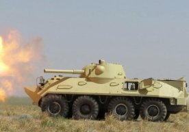 O‘zbekistonda masofadan boshqariladigan artilleriya quroli sinovdan o‘tkazilmoqda (foto) фото