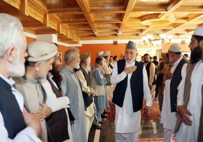 Hamid Karzay muzokaralar o‘tkazish uchun toliblarga taslim bo‘lmagan Panjsherga keldi фото