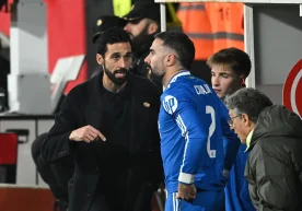 Тренер молодежной команды Real Madrid Alvaro Arbeloa тепло