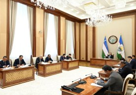 Le 14 mai, le président Shavkat Mirziyoyev a tenu une