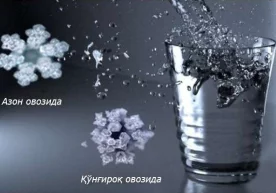Замзам суви кристалларининг шакли сизни ҳам ҳайратга