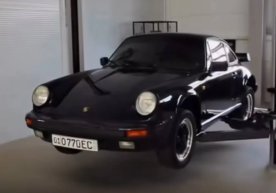 Toshkentda suratga olingan Porsche avtomobillari aks etgan