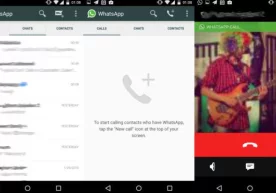 Biroz avval WhatsApp mescenjeri Android operasion tizimida