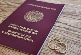 2024 йилда Ўзбекистонда биринчи маротаба никоҳдан ўтишда