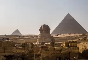 A large mysterious chamber has been discovered in the Cheops pyramid in Egypt