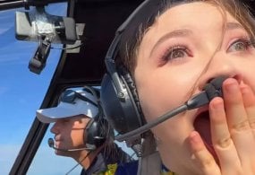 Вайнер Зебо Раҳимова Бразилияда вертолёт саёҳати қилгани