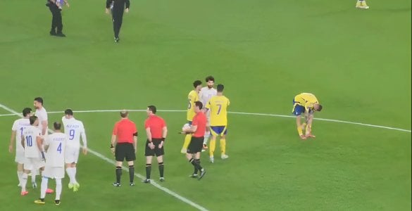 Ronaldo and Masharipov reunite after the match (video)