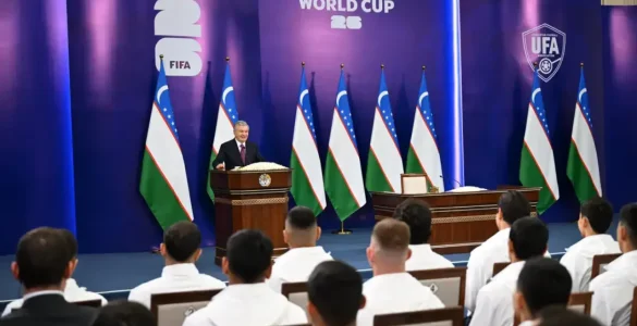 Президент Шавкат Мирзиёев футбол бўйича Ўзбекистон миллий