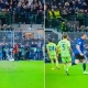 The action of Barcelona defender Inigo Martinez caused controversy: the player justified himself