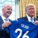 Трамп ва Инфантино Жаҳон чемпионати ҳақида гаплашди: Россия учун “тинчлик эвазига рағбат”?