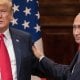 АҚШ президенти Доналд Трамп Россия раҳбари Владимир
