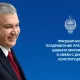 President of Uzbekistan Shavkat Mirziyoyev, in his address