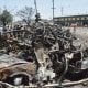 Una fuerte explosión ocurrió cerca de una línea