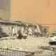 Сегодня утром после очередной воздушной атаки в Израиле