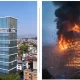 A world-famous Hilton hotel caught fire in Kathmandu, the