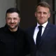 Fransa Cumhurbaşkanı Emmanuel Macron, Ukrayna ile ilgili