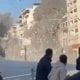 Israeli forces launched a missile strike on a bank in