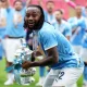 Manchester City forward Antoine Semenyo became his