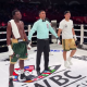 A professional boxing night is underway at the Humo Arena