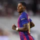 Barcelona winger Marcus Rashford provided an assist in the